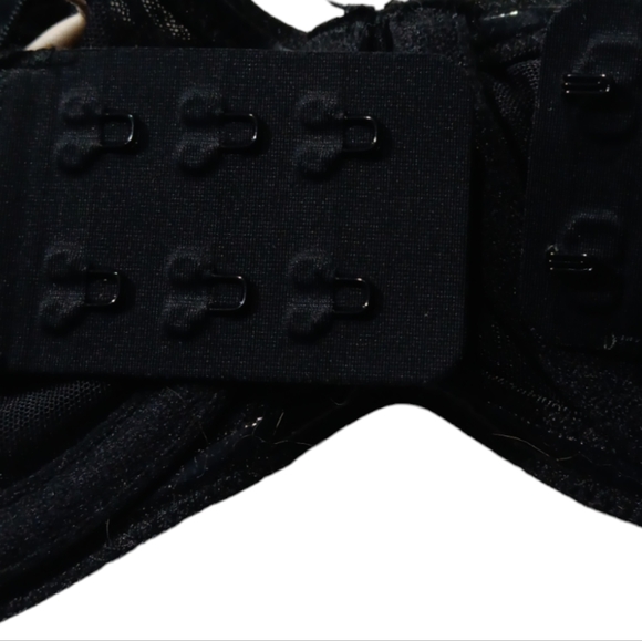 SKIMS Ulta Fine Mesh Underwire Bra/Strapless Black Bra SZ 34B - Picture 8 of 8